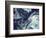 Digital Agate - Blue-null-Framed Premium Giclee Print