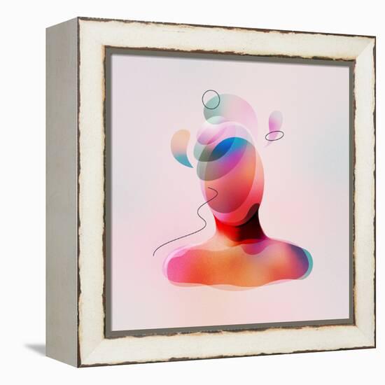 Digital Artwork of Human Mental Energy-Anatoliy Babiy-Framed Stretched Canvas