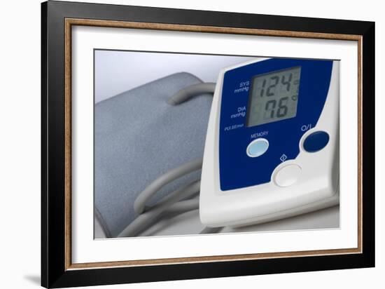 Digital Blood Pressure Monitor-Steve Horrell-Framed Photographic Print