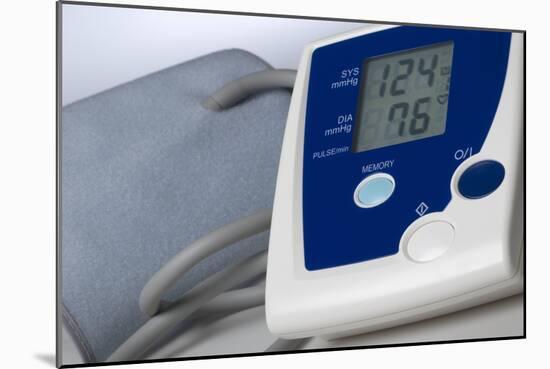 Digital Blood Pressure Monitor-Steve Horrell-Mounted Photographic Print