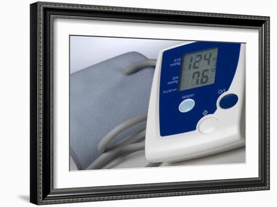 Digital Blood Pressure Monitor-Steve Horrell-Framed Photographic Print