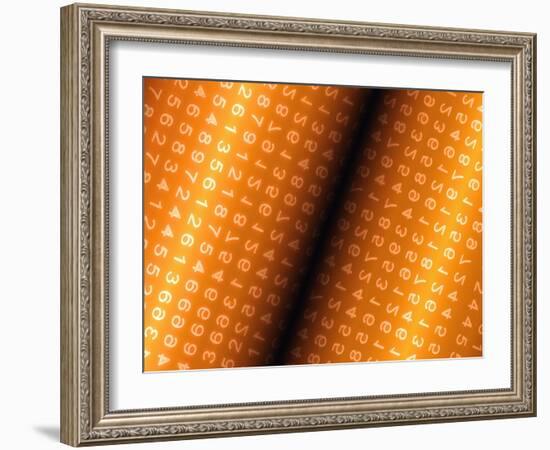 Digital Communication, Conceptual Artwork-Mehau Kulyk-Framed Photographic Print