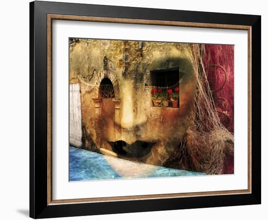 Digital Composite of Italian Scenes-Nancy & Steve Ross-Framed Photographic Print