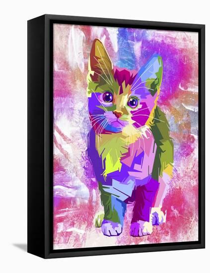 Digital Kitten-Ata Alishahi-Framed Premier Image Canvas