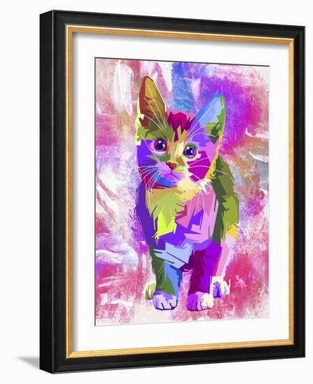 Digital Kitten-Ata Alishahi-Framed Giclee Print