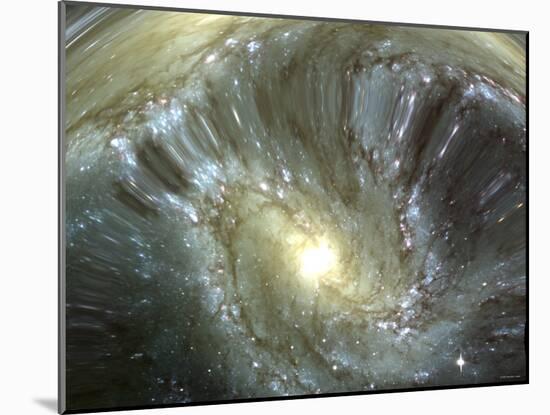 Digitally Altered Galaxy-Stocktrek Images-Mounted Photographic Print