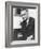 Digitally Restored American History Photo of President Lyndon B. Johnson-null-Framed Photographic Print