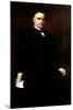 Digitally Restored Presidential Painting of President William Mckinley-null-Mounted Art Print