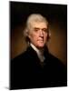 Digitally Restored Vector Painting of President Thomas Jefferson-Stocktrek Images-Mounted Photographic Print