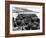 Digitally Restored Vector Photo of American Troops in a Landing Craft-Stocktrek Images-Framed Photographic Print