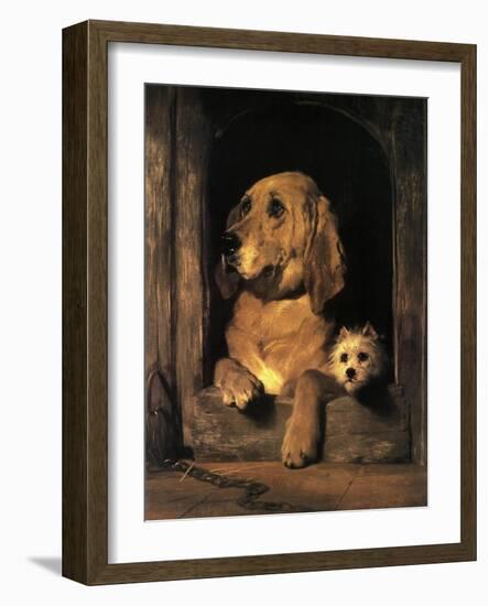 Dignity and Impudence-Edwin Henry Landseer-Framed Art Print