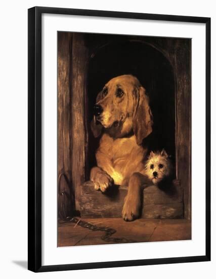 Dignity and Impudence-Edwin Henry Landseer-Framed Art Print