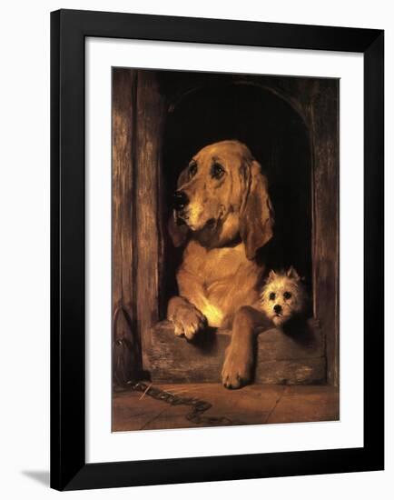 Dignity and Impudence-Edwin Henry Landseer-Framed Art Print