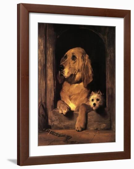 Dignity and Impudence-Edwin Henry Landseer-Framed Art Print