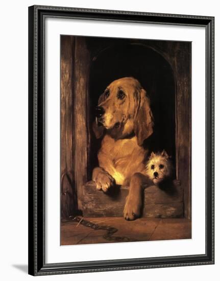 Dignity and Impudence-Edwin Henry Landseer-Framed Art Print