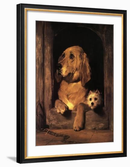 Dignity and Impudence-Edwin Henry Landseer-Framed Art Print