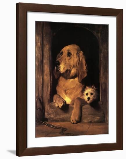 Dignity and Impudence-Edwin Henry Landseer-Framed Art Print