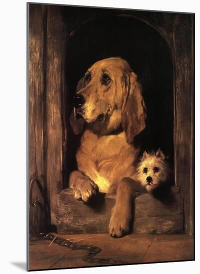 Dignity and Impudence-Edwin Henry Landseer-Mounted Art Print