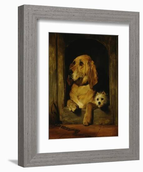 Dignity and Impudence-Edwin Henry Landseer-Framed Giclee Print