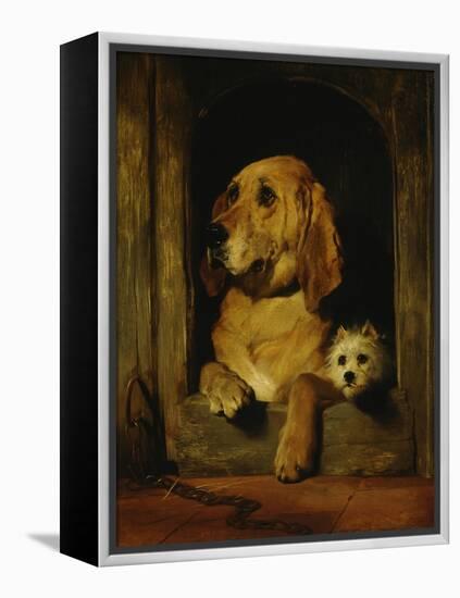 Dignity and Impudence-Edwin Henry Landseer-Framed Premier Image Canvas