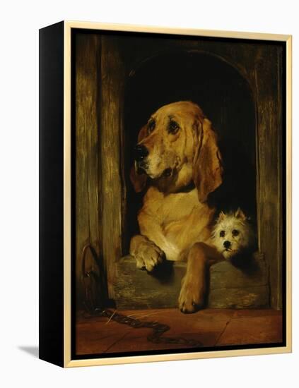 Dignity and Impudence-Edwin Henry Landseer-Framed Premier Image Canvas