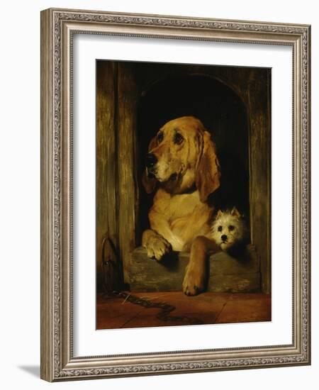 Dignity and Impudence-Edwin Henry Landseer-Framed Giclee Print