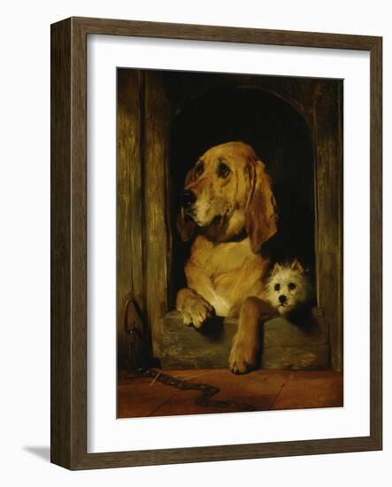 Dignity and Impudence-Edwin Henry Landseer-Framed Giclee Print