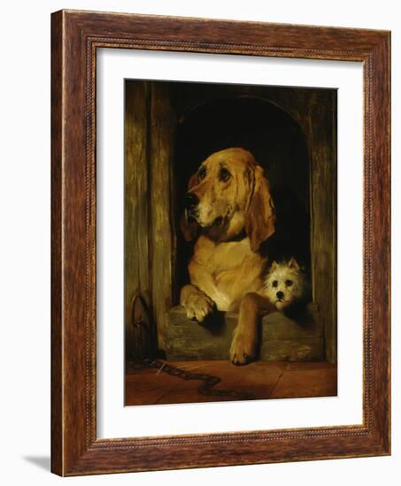 Dignity and Impudence-Edwin Henry Landseer-Framed Giclee Print