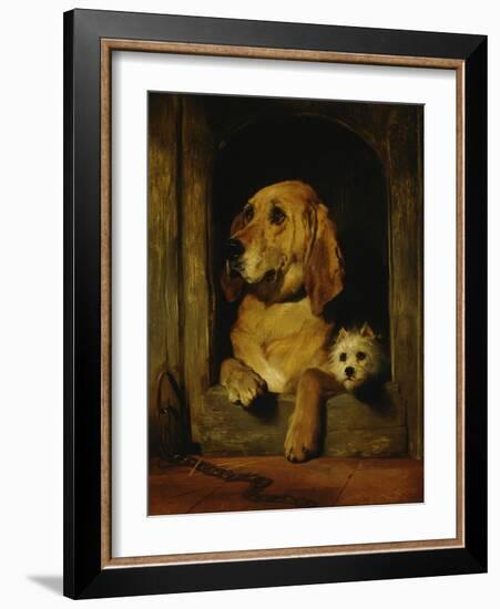 Dignity and Impudence-Edwin Henry Landseer-Framed Giclee Print