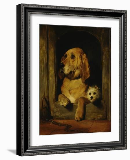 Dignity and Impudence-Edwin Henry Landseer-Framed Giclee Print