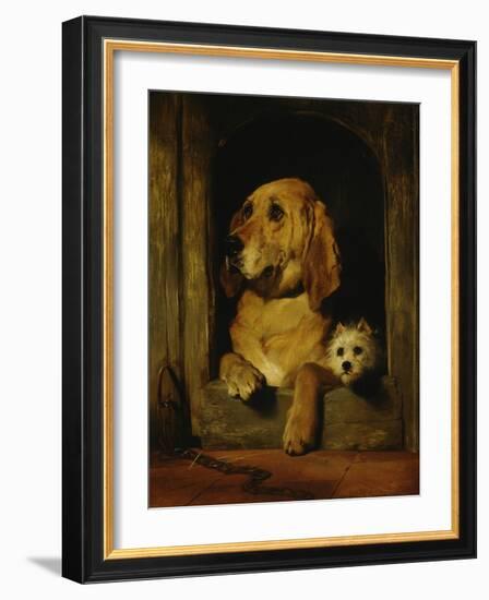 Dignity and Impudence-Edwin Henry Landseer-Framed Giclee Print