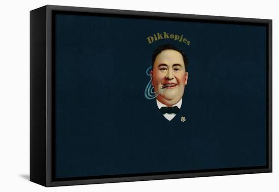 Dikkopjes Cigar Box Label-null-Framed Premier Image Canvas
