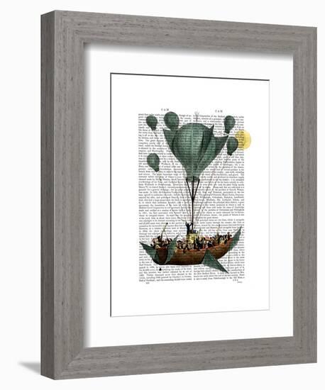 Diligenza Per La Luna-Fab Funky-Framed Art Print