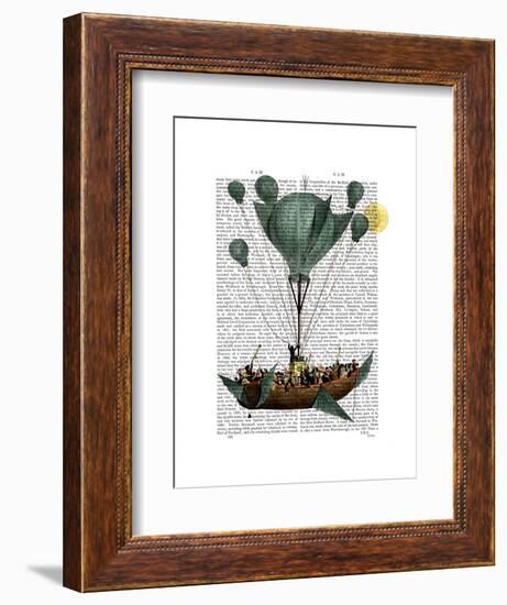 Diligenza Per La Luna-Fab Funky-Framed Art Print