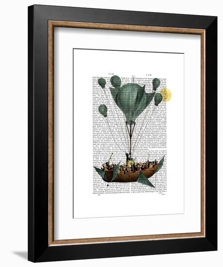 Diligenza Per La Luna-Fab Funky-Framed Art Print