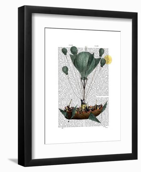 Diligenza Per La Luna-Fab Funky-Framed Art Print