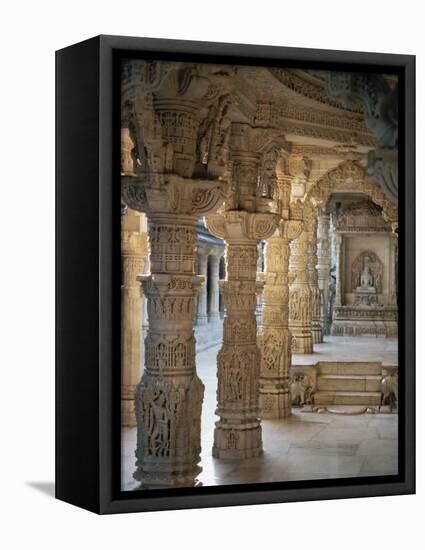 Dillawara Temple, Mount Abu, Rajasthan State, India-Sybil Sassoon-Framed Premier Image Canvas