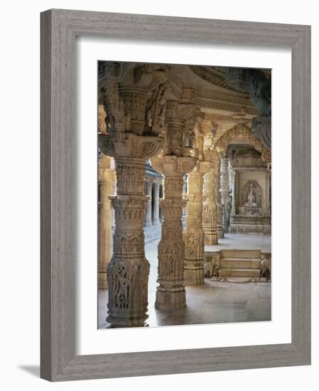 Dillawara Temple, Mount Abu, Rajasthan State, India-Sybil Sassoon-Framed Photographic Print