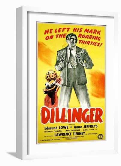 Dillinger, 1934-null-Framed Premium Giclee Print