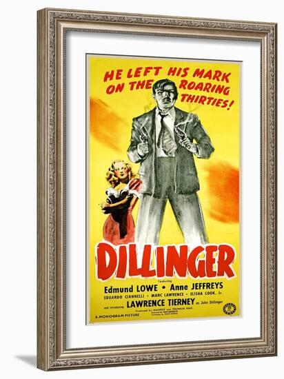 Dillinger, 1934-null-Framed Art Print