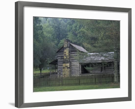 Dillion Ahser Cabin, Red Bird, Kentucky, USA-Adam Jones-Framed Photographic Print