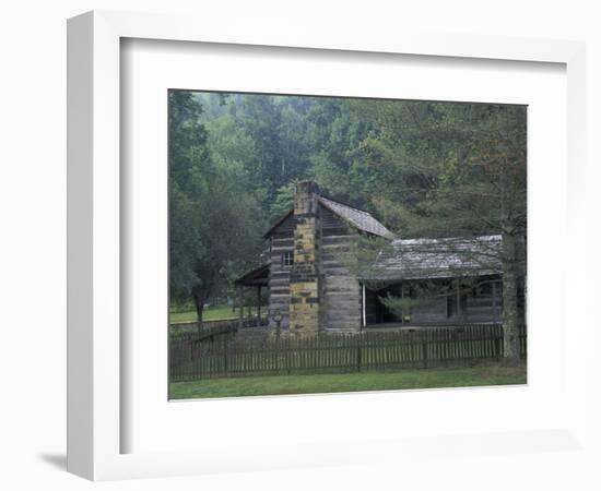 Dillion Ahser Cabin, Red Bird, Kentucky, USA-Adam Jones-Framed Photographic Print