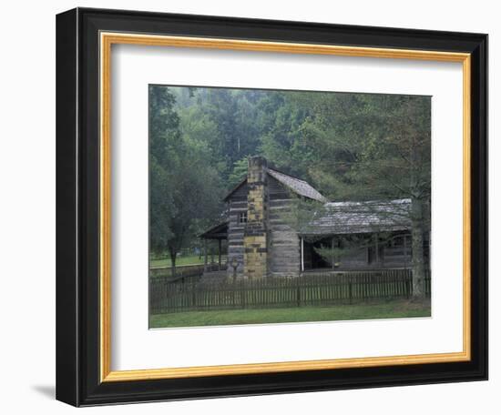 Dillion Ahser Cabin, Red Bird, Kentucky, USA-Adam Jones-Framed Photographic Print