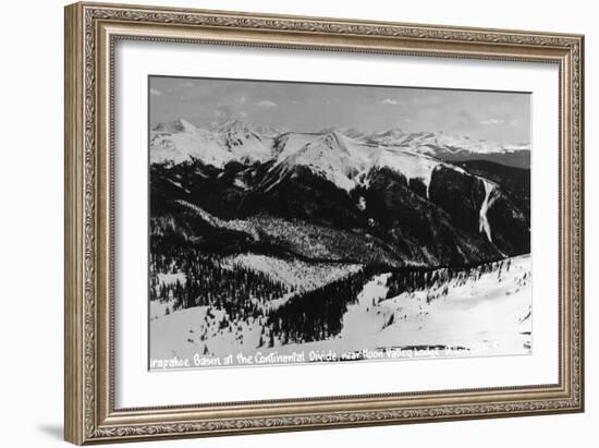 Dillon, Colorado - Arapahoe Basin at Continental Divide-Lantern Press-Framed Art Print