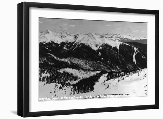 Dillon, Colorado - Arapahoe Basin at Continental Divide-Lantern Press-Framed Art Print