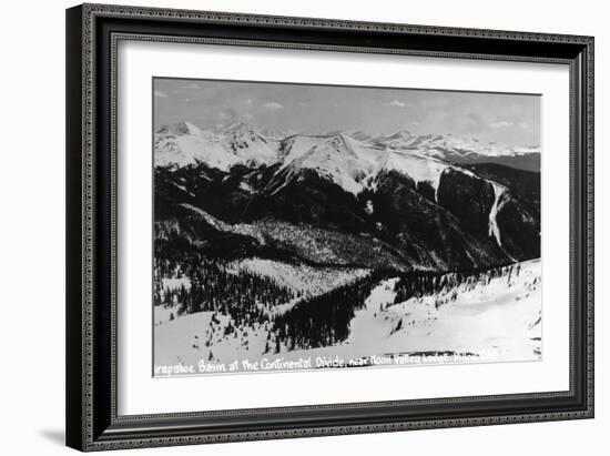 Dillon, Colorado - Arapahoe Basin at Continental Divide-Lantern Press-Framed Art Print