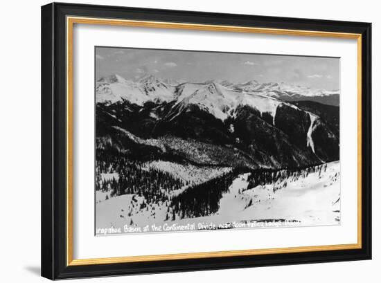 Dillon, Colorado - Arapahoe Basin at Continental Divide-Lantern Press-Framed Art Print