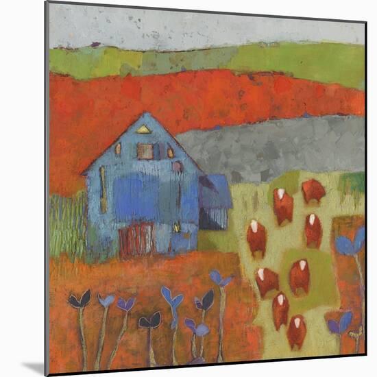 Dillwyn Barn-Sue Jachimiec-Mounted Art Print