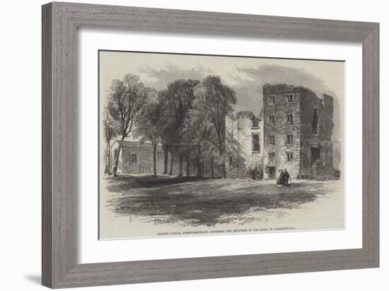 Dilston Castle, Northumberland, Formerly the Residence of the Earls of Derwentwater-Edmund Morison Wimperis-Framed Giclee Print