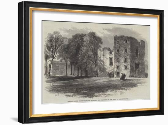 Dilston Castle, Northumberland, Formerly the Residence of the Earls of Derwentwater-Edmund Morison Wimperis-Framed Giclee Print